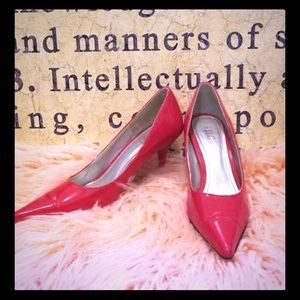 Red Patent Leather Pump